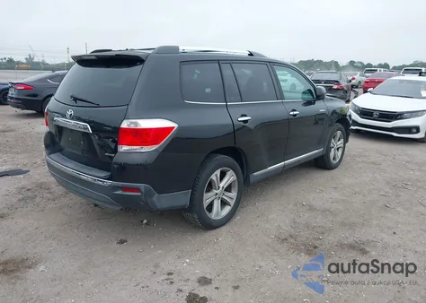 2013 Toyota Highlander Limited V6 from USA, damaged, VIN 5TDDK3EH6BS058562